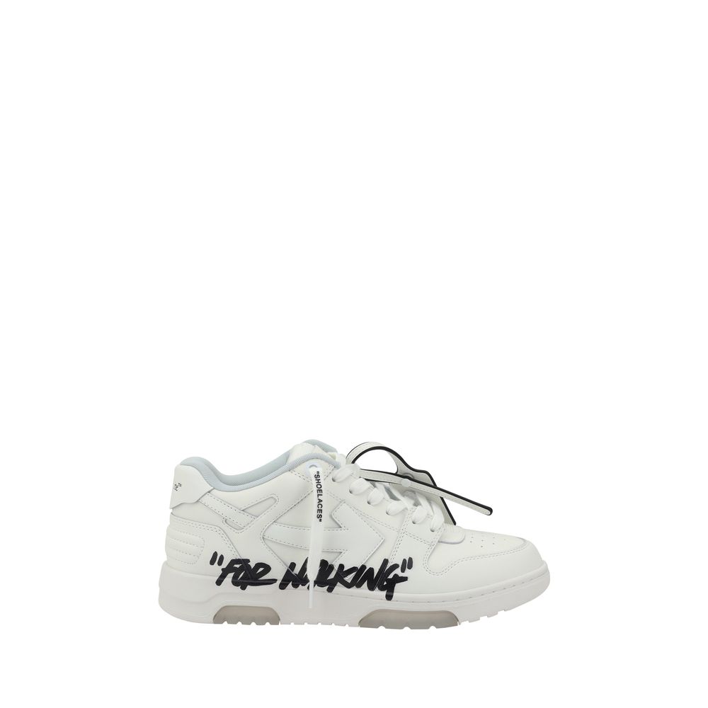 White Rubber Low Top Sneakers Off-White