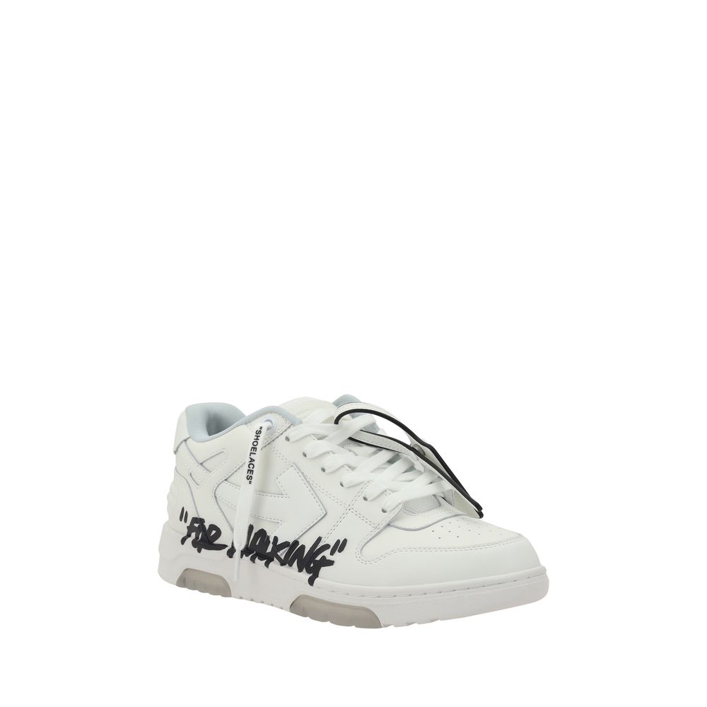 White Rubber Low Top Sneakers Off-White