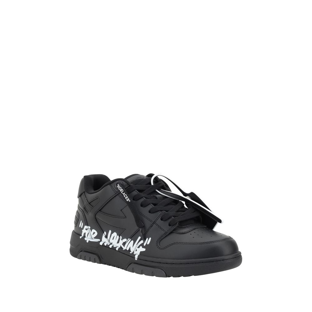 Black Rubber Chunky Sneakers Off-White