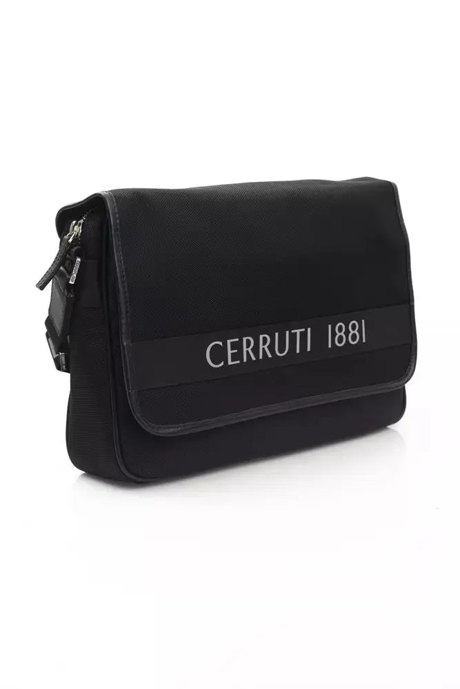 Black Nylon Women Crossbody Bag Cerruti 1881