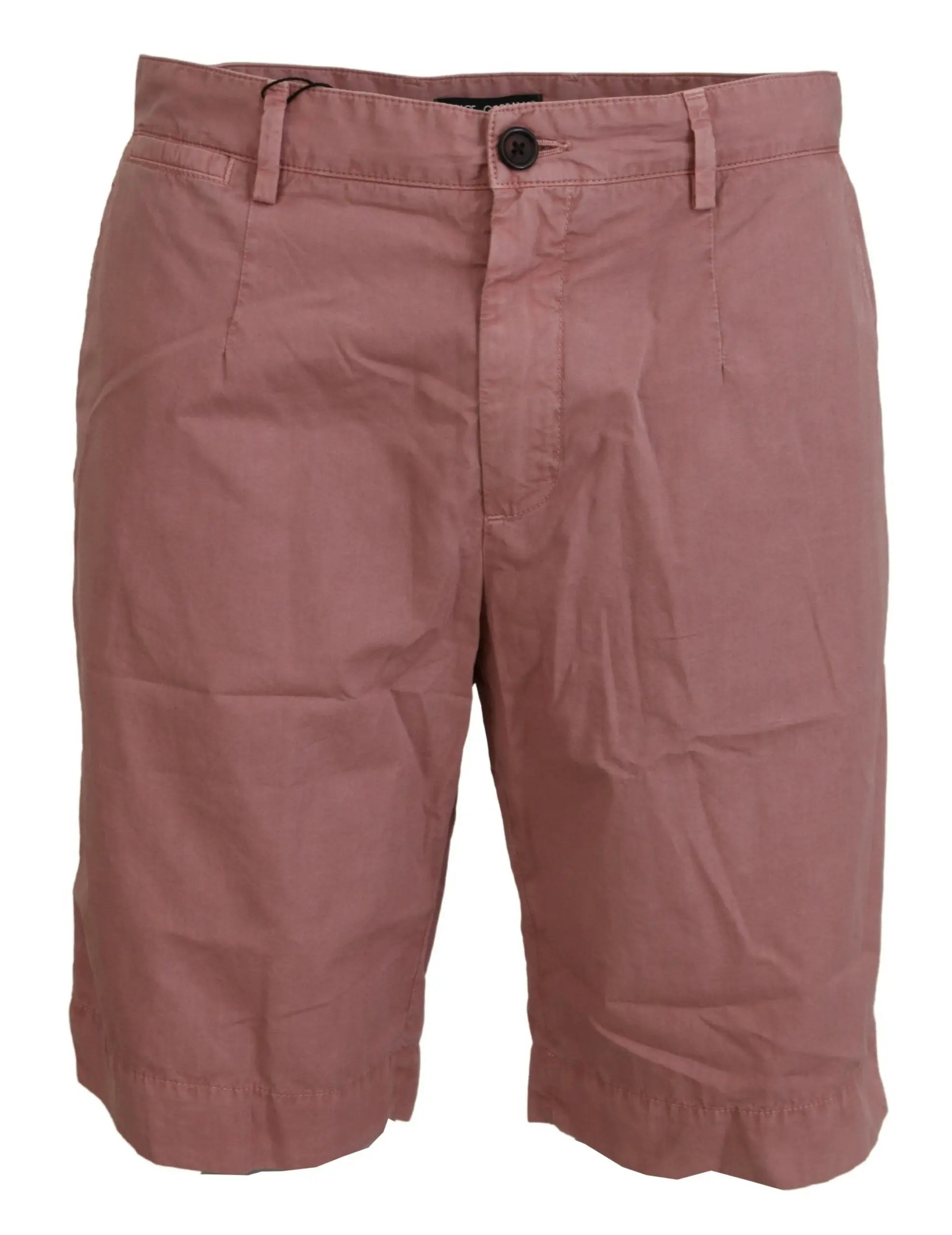 Pink Chinos Cotton Casual Mens Shorts Dolce & Gabbana