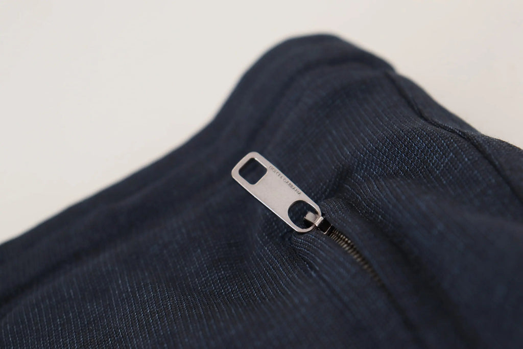 Blue Mens Sport Cotton Sweatpants Pants Dolce & Gabbana