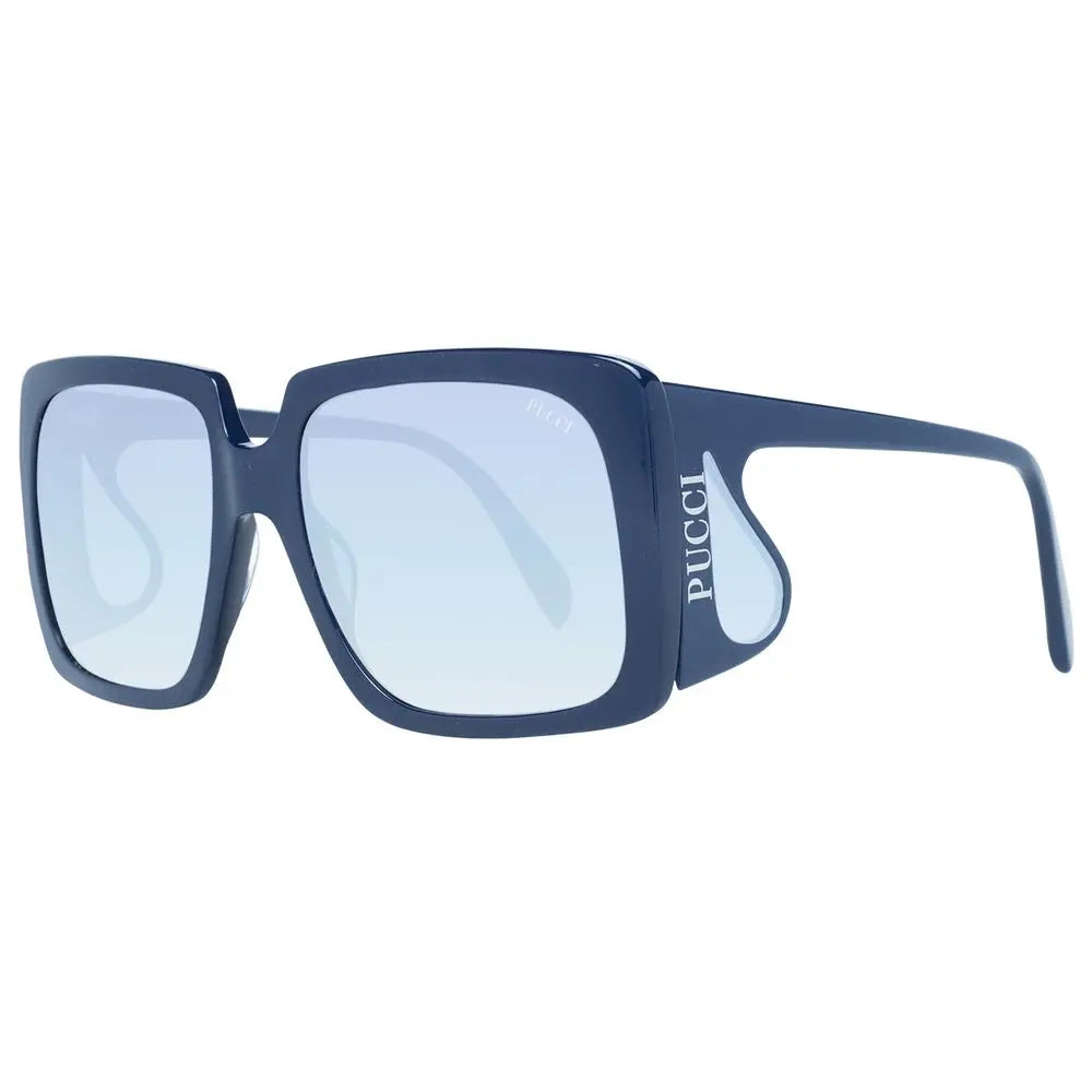 Blue Plastic Sunglasses Emilio Pucci