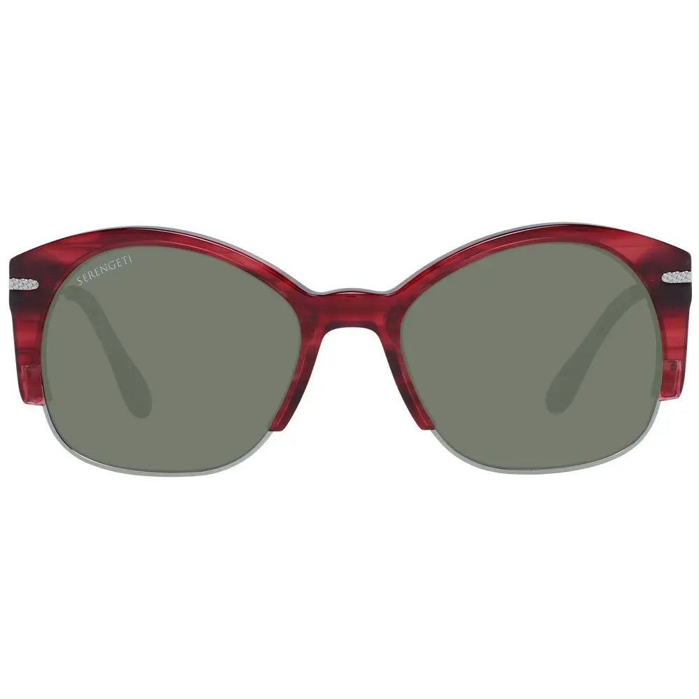 Red Acetate & Metal Sunglasses Serengeti