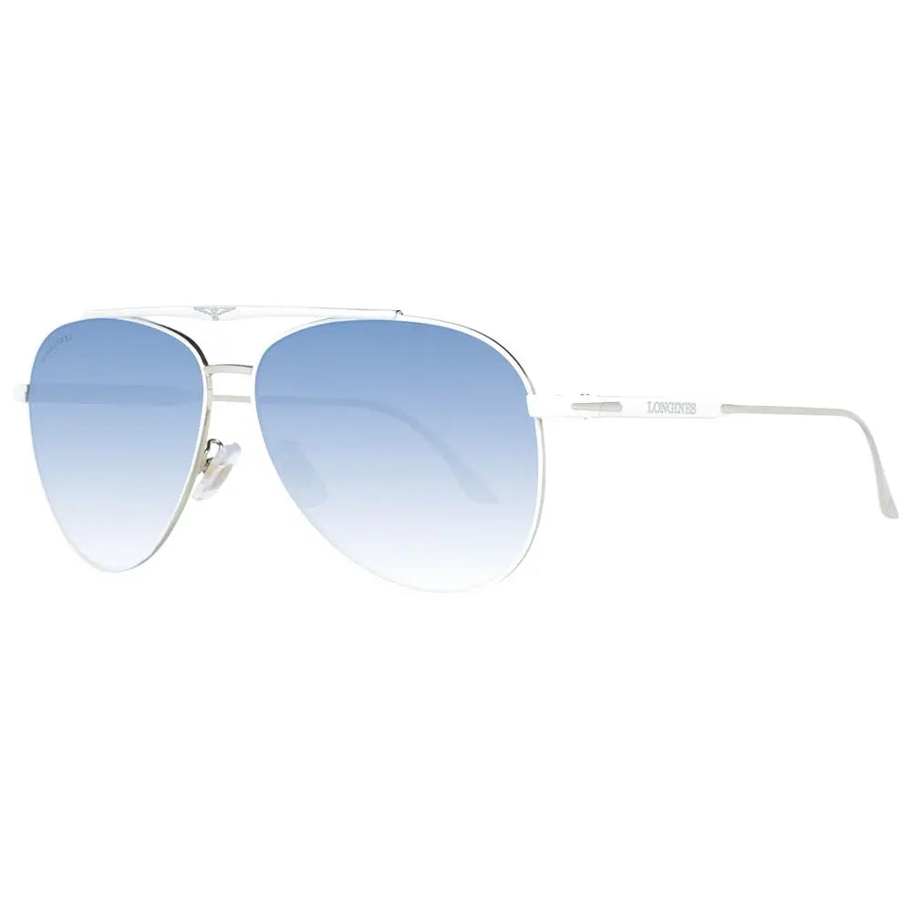 White Metal Sunglasses Longines