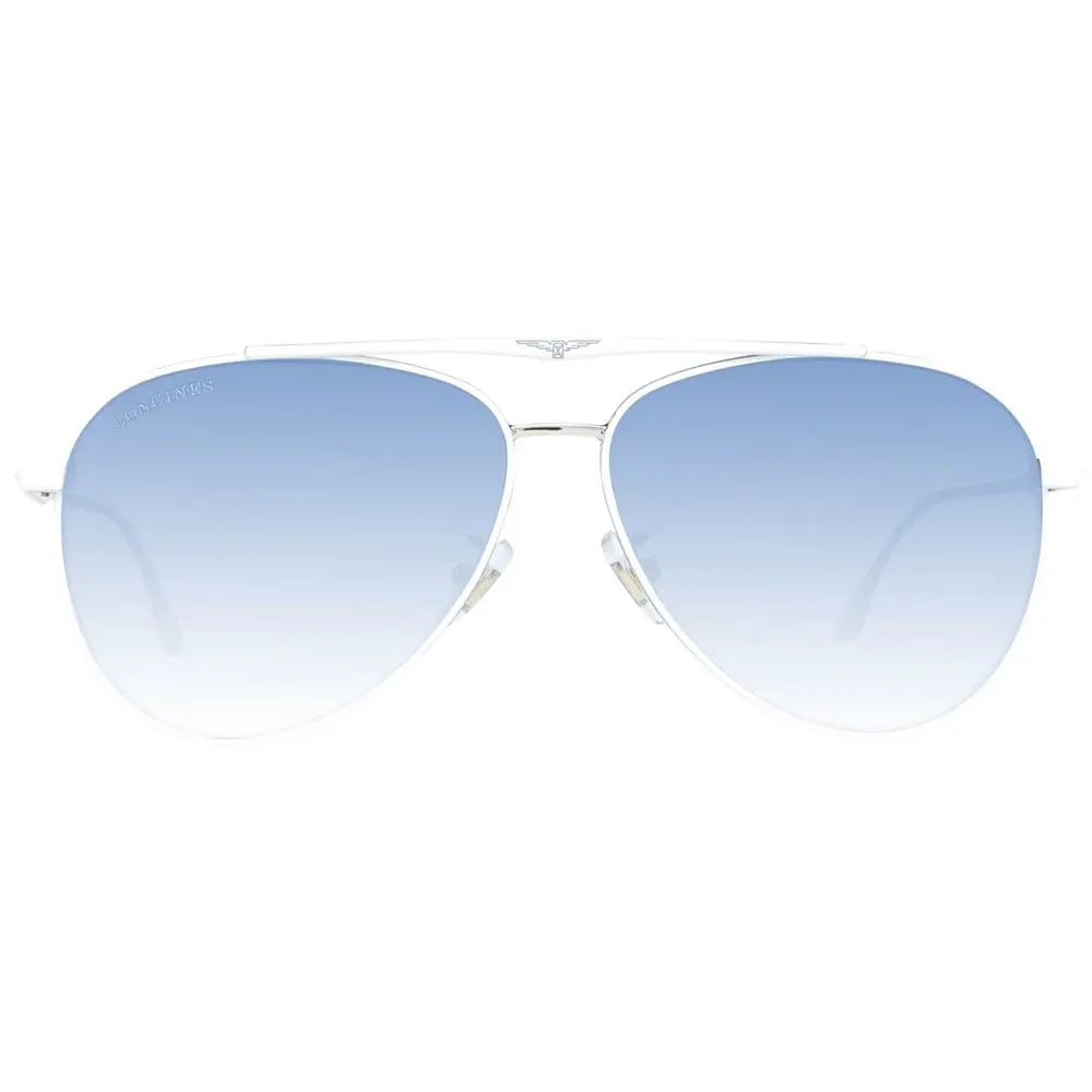 White Metal Sunglasses Longines