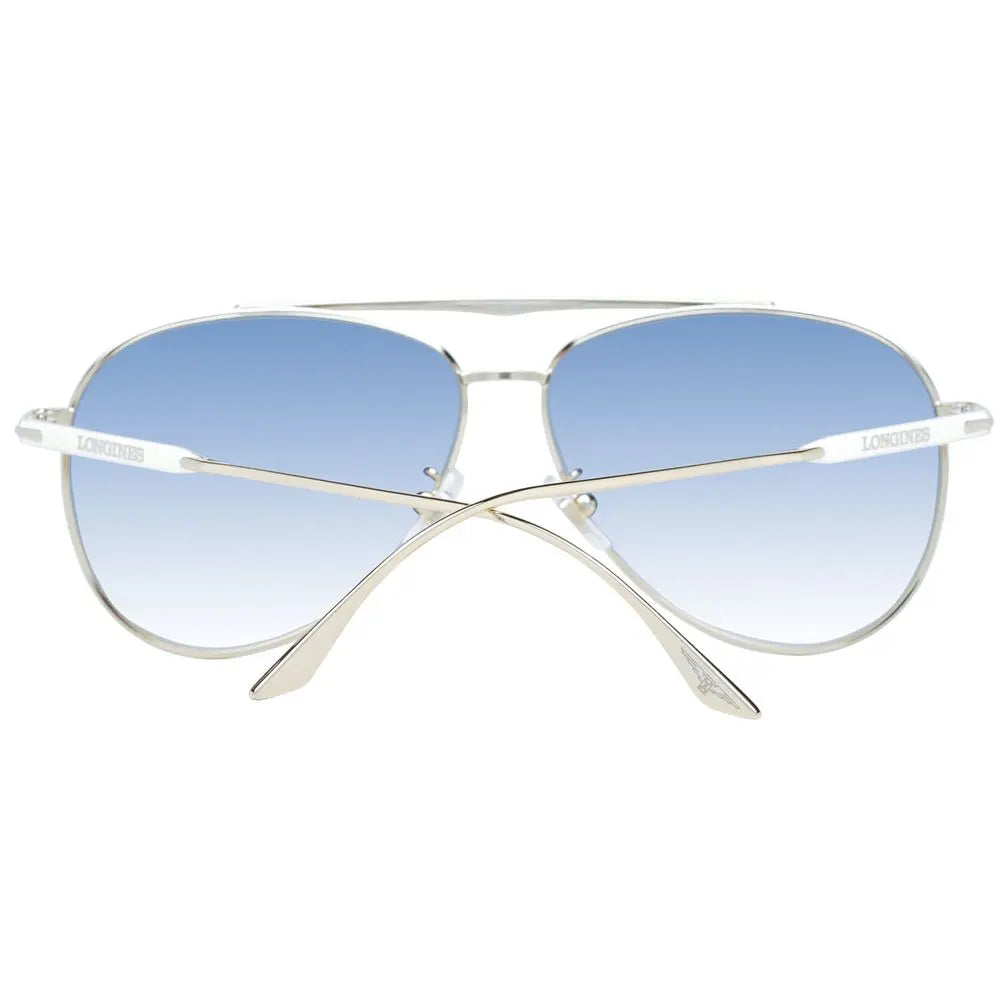 White Metal Sunglasses Longines