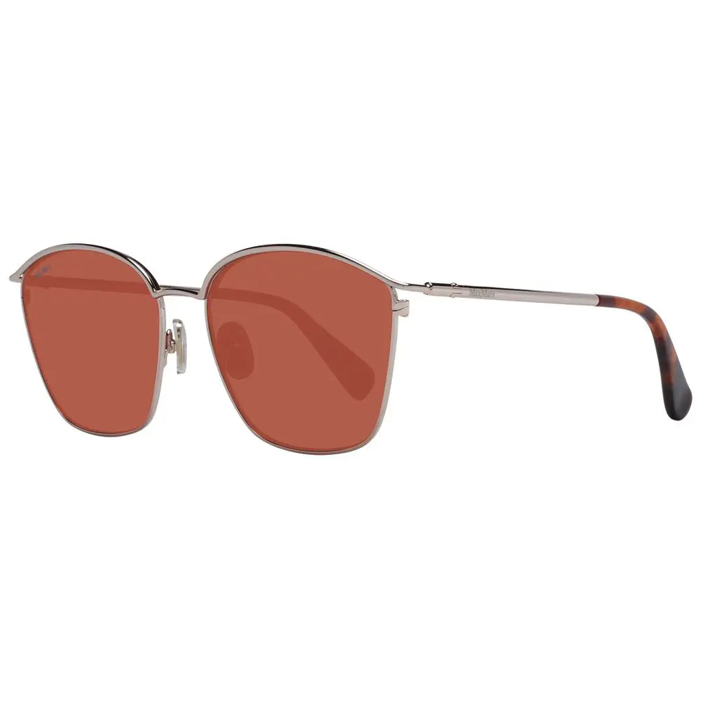 Rose Gold Metal Sunglasses Max Mara