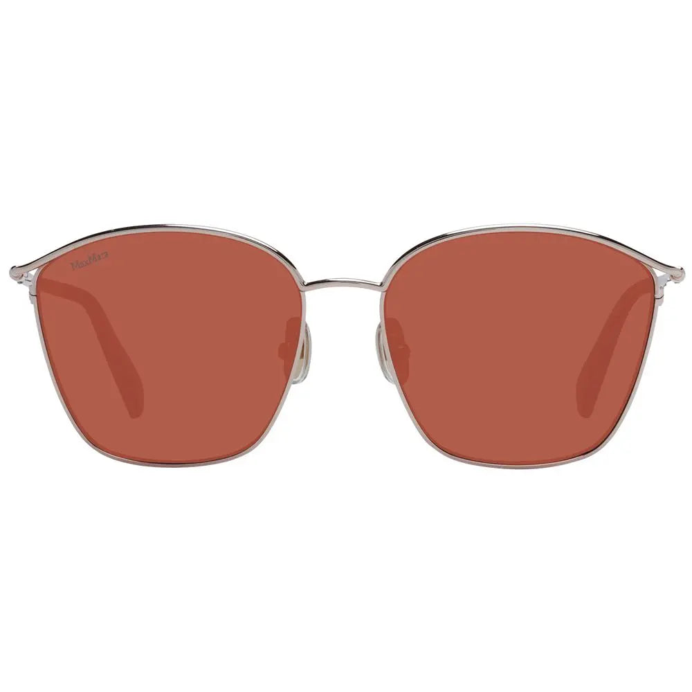 Rose Gold Metal Sunglasses Max Mara