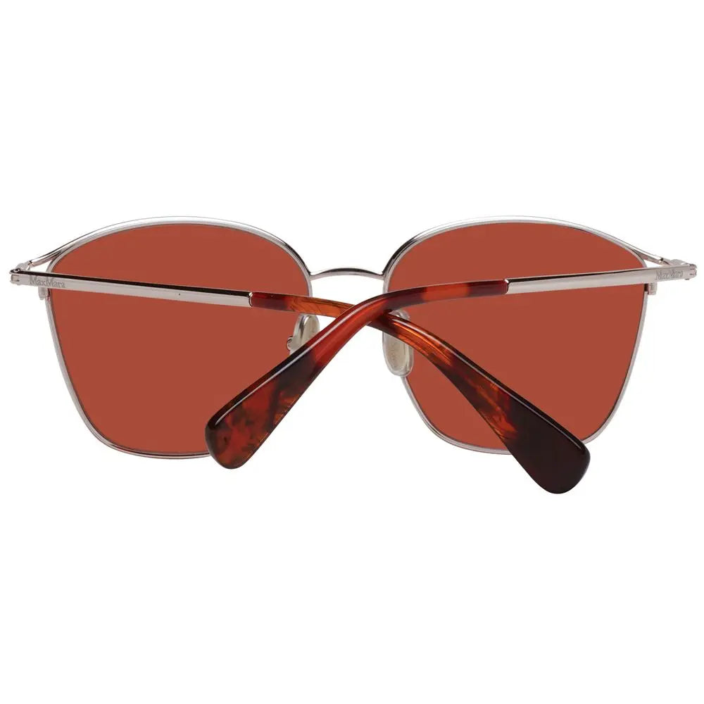 Rose Gold Metal Sunglasses Max Mara
