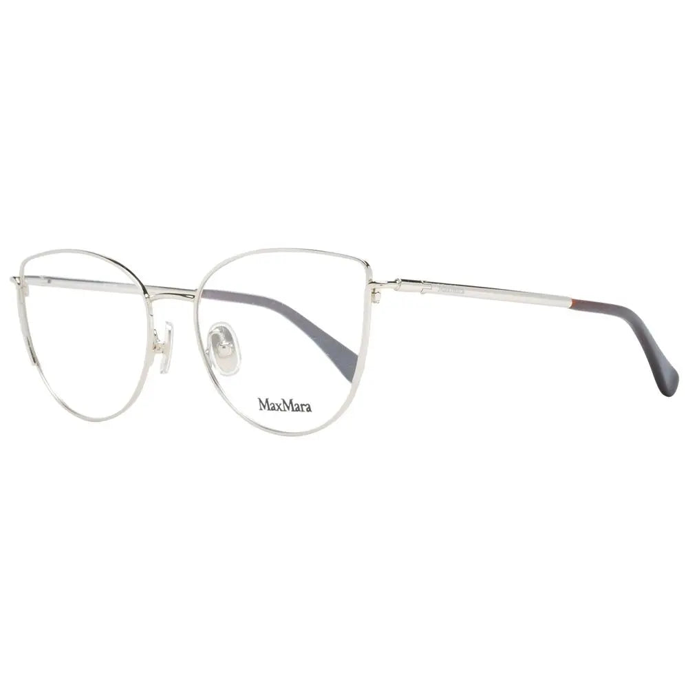 Gold Metal Glasses (Frames) Max Mara