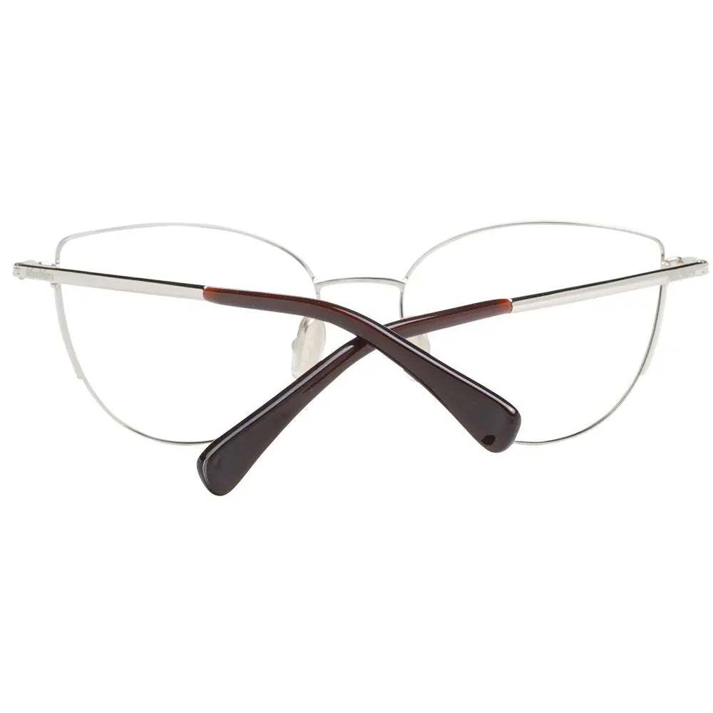 Gold Metal Glasses (Frames) Max Mara