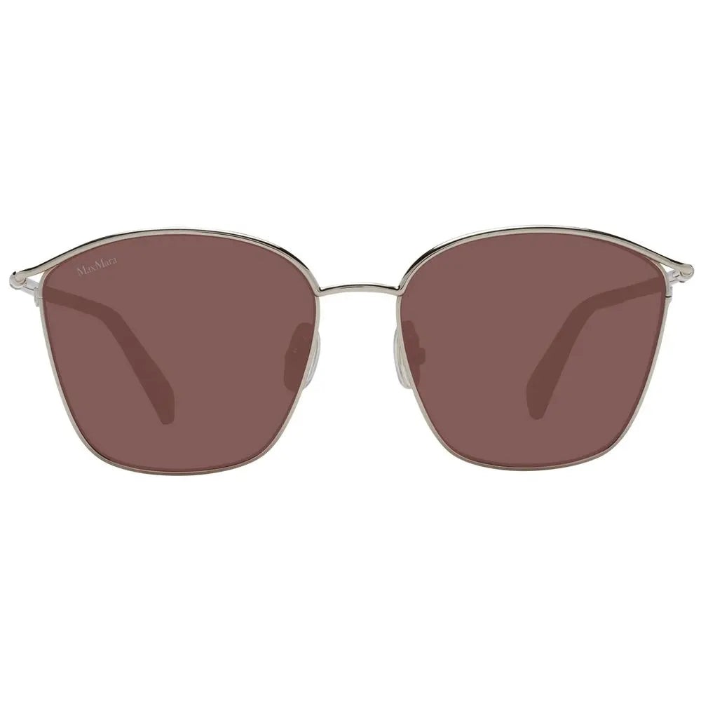Gold Metal Sunglasses Max Mara