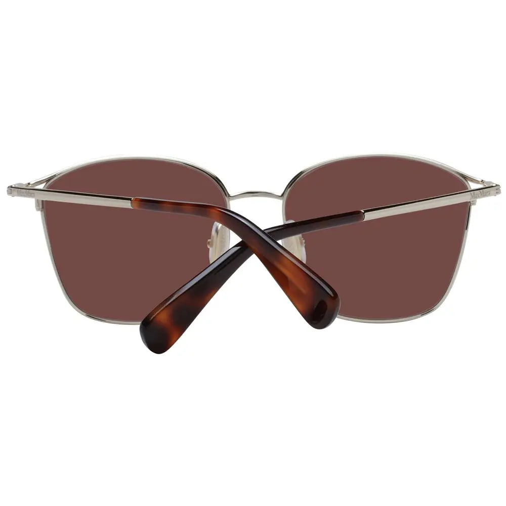 Gold Metal Sunglasses Max Mara