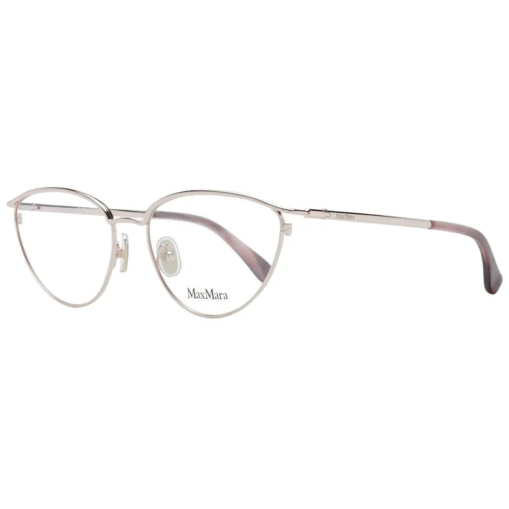 Rose Gold Metal Glasses (Frames) Max Mara