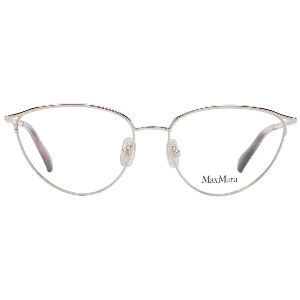 Rose Gold Metal Glasses (Frames) Max Mara