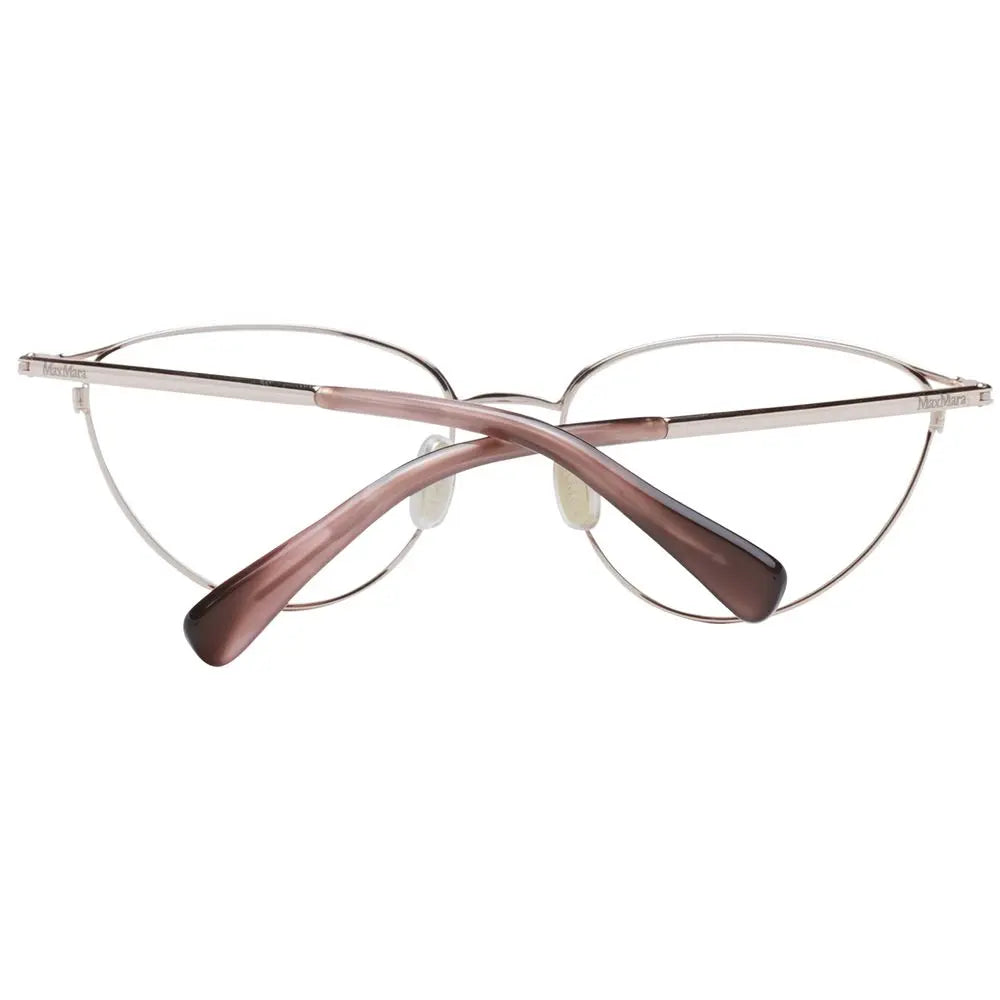 Rose Gold Metal Glasses (Frames) Max Mara