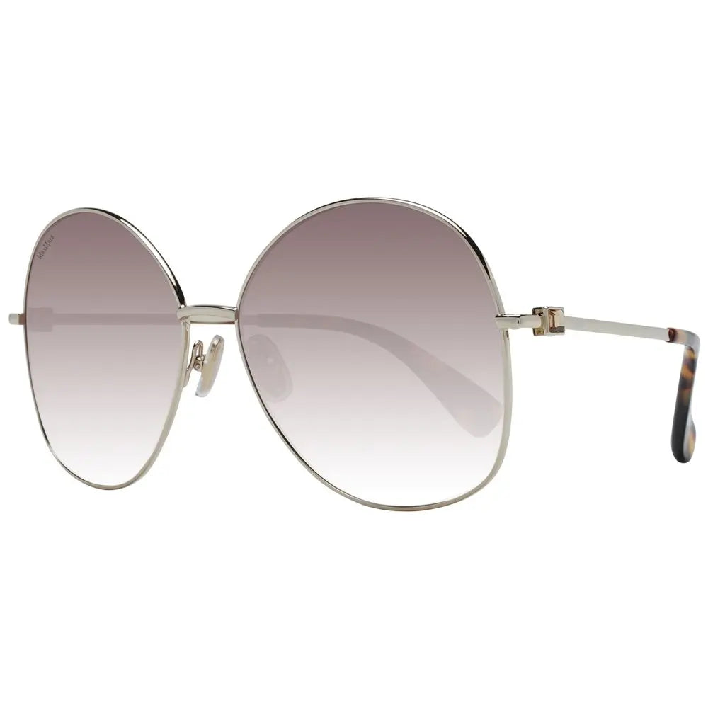 Gold Metal Sunglasses Max Mara