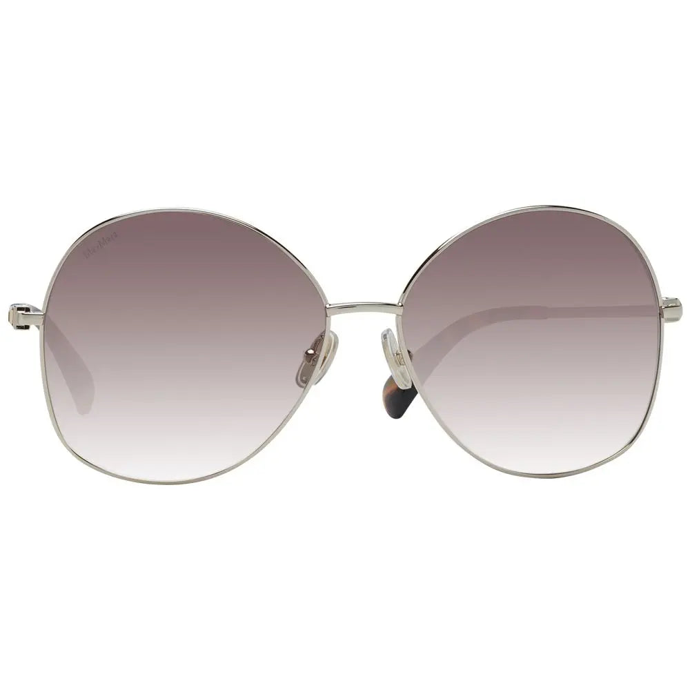 Gold Metal Sunglasses Max Mara