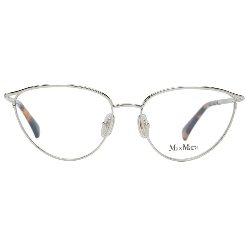 Gold Metal Glasses (Frames) Max Mara