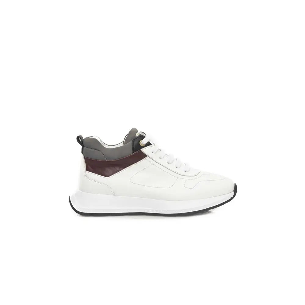White Cowhide Sneaker Cerruti 1881