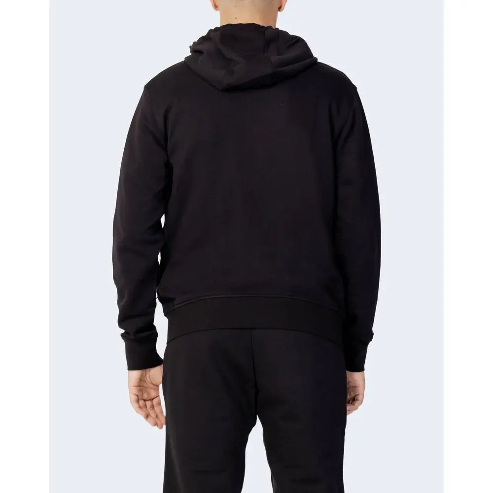 Black Cotton Hoodie Armani Exchange