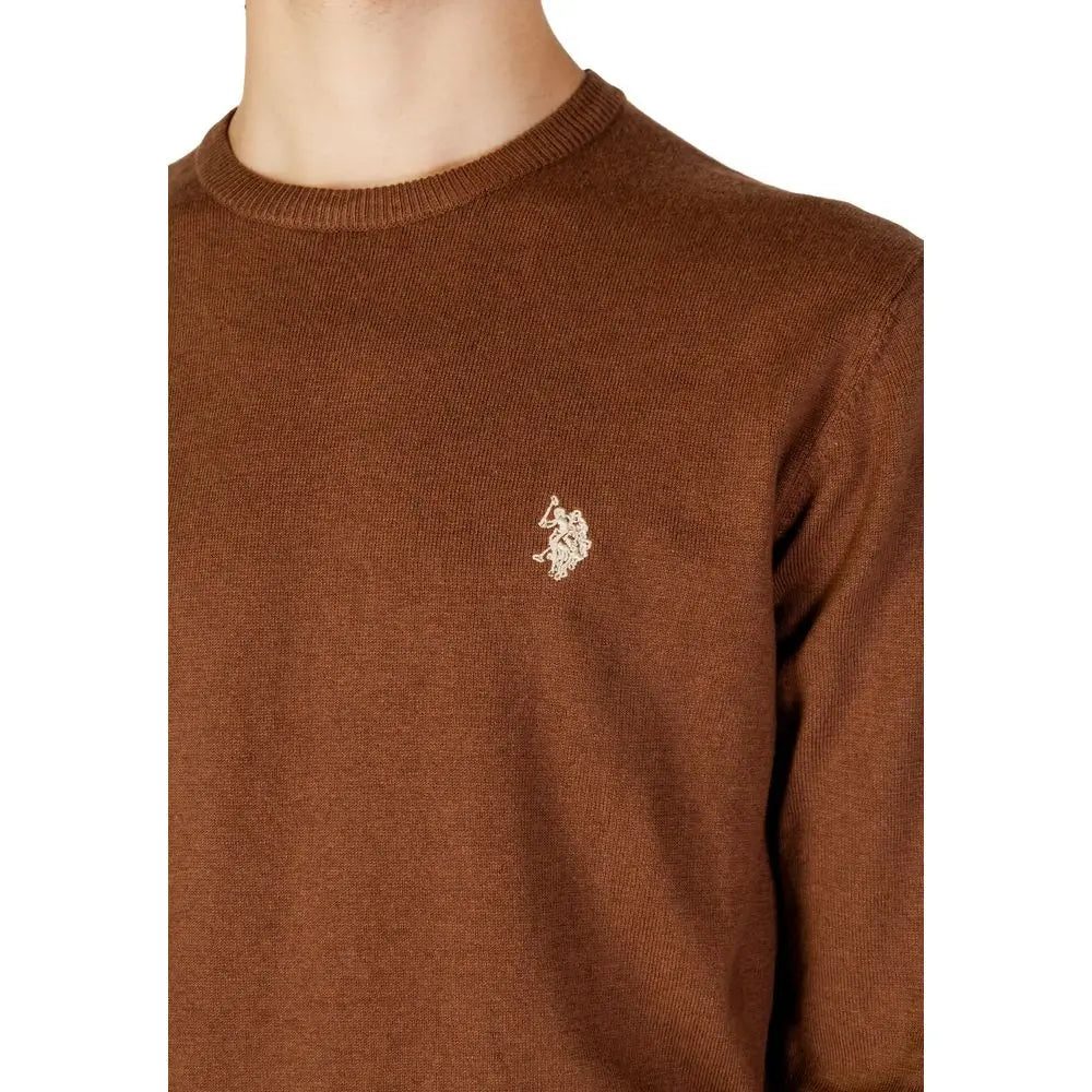 Beige Cotton Sweatshirt U.S. POLO ASSN.