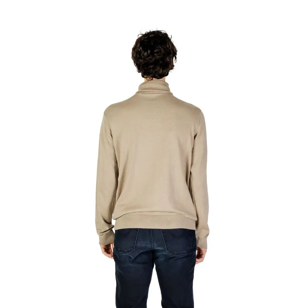 Beige Cotton Turtleneck U.S. POLO ASSN.