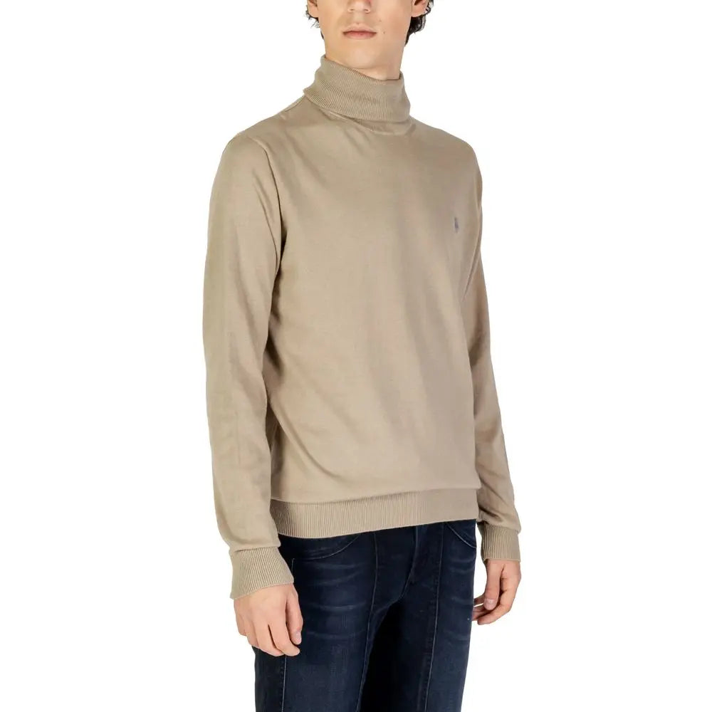 Beige Cotton Turtleneck U.S. POLO ASSN.