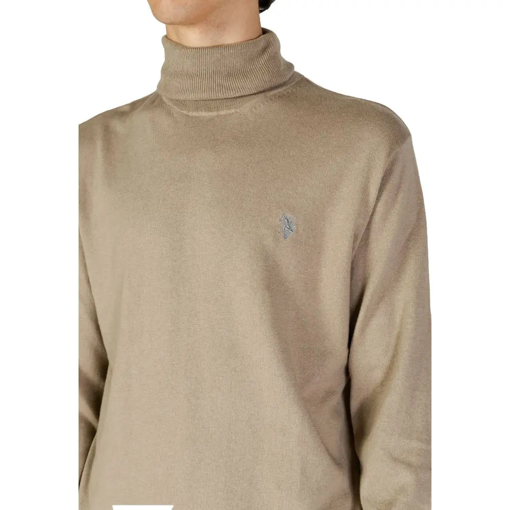 Beige Cotton Turtleneck U.S. POLO ASSN.