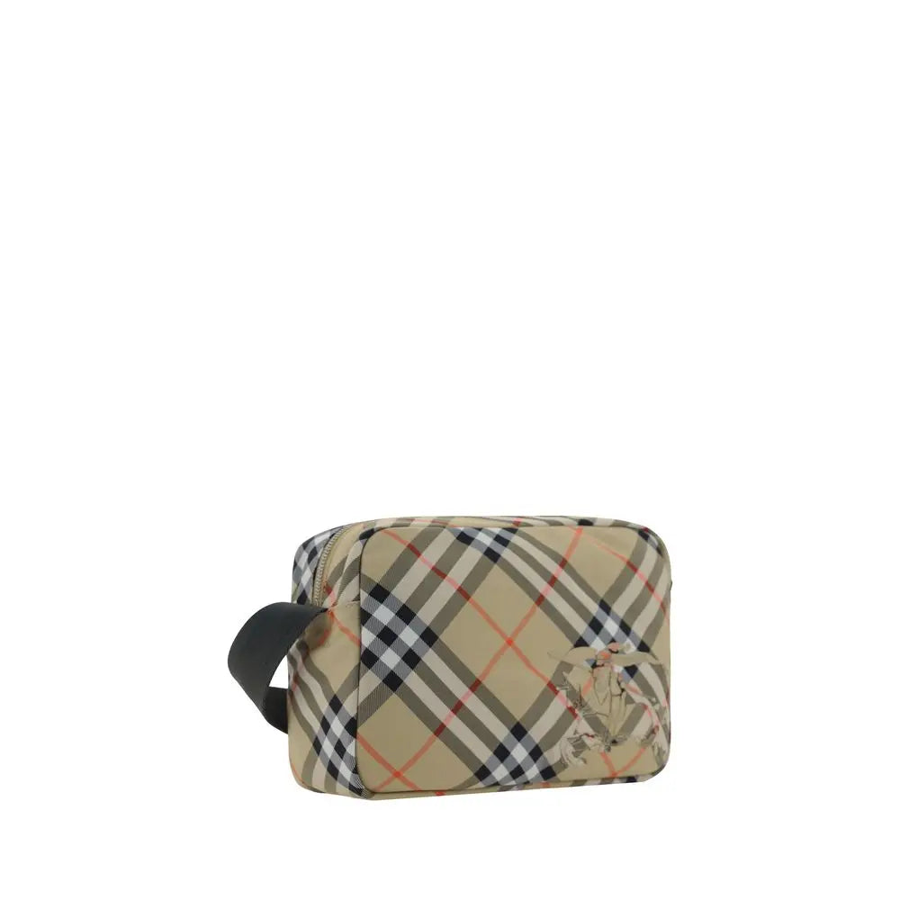Beige Polyester Shoulder Bag Burberry