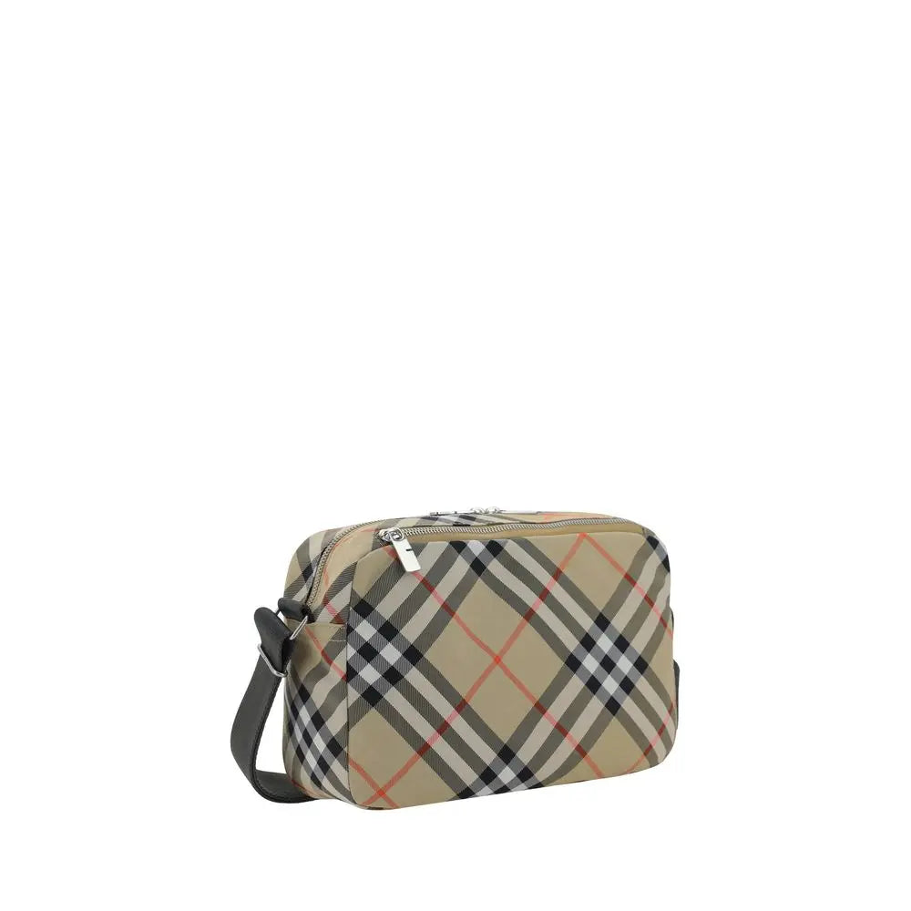 Beige Polyester Shoulder Bag Burberry