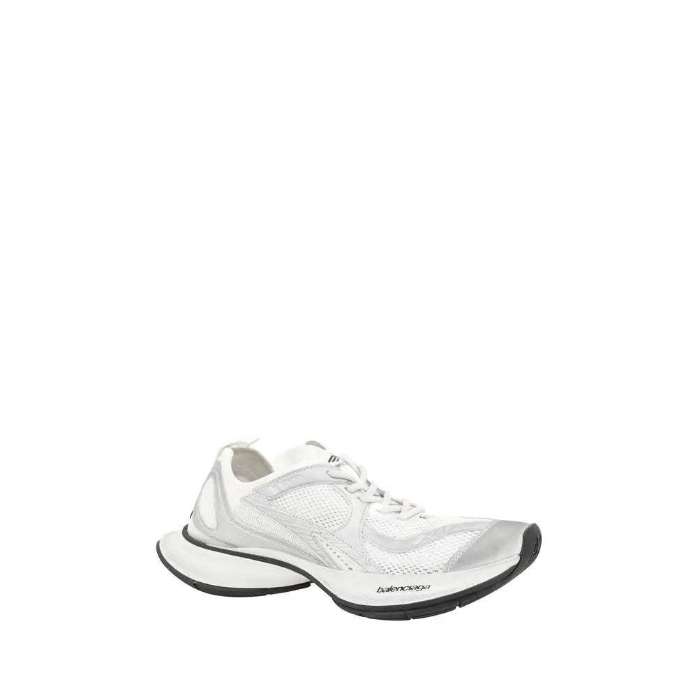 White Polyethylene Athletic Sneakers Balenciaga