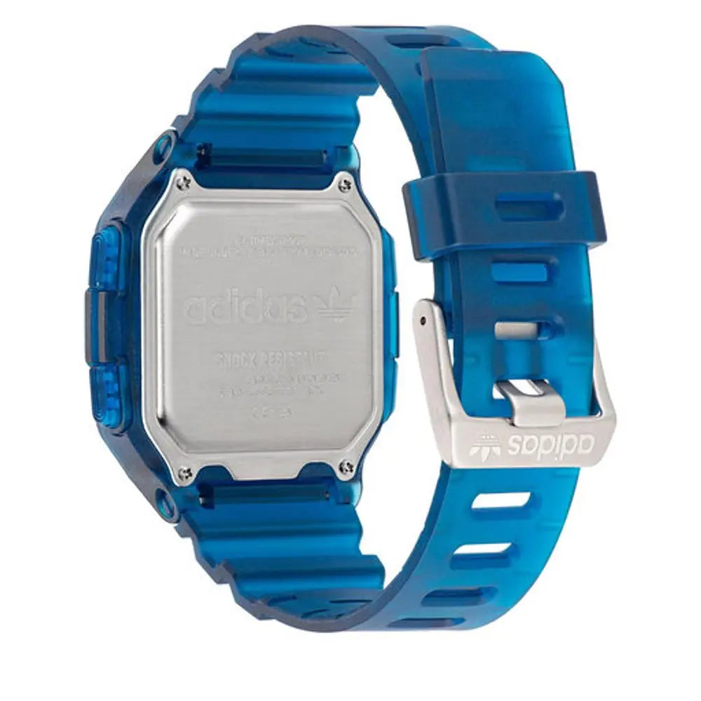 Blue Resin Digital Watch Adidas