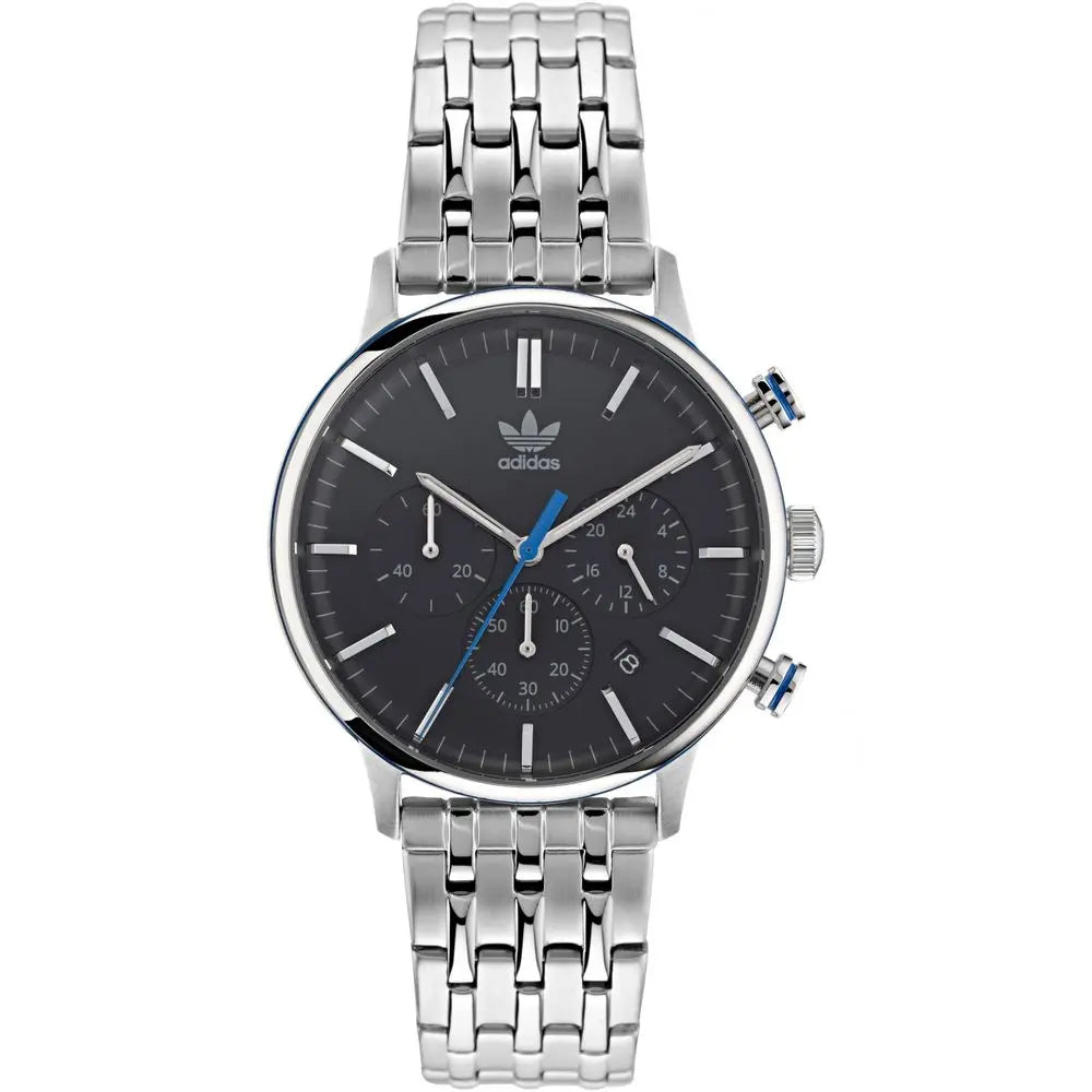 Gray Stainless Steel Dress Watch Adidas