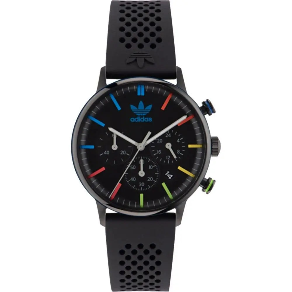 Black Synthetic Sport Watch Adidas
