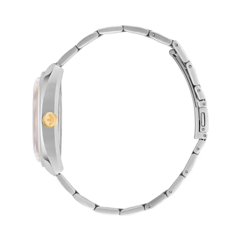 Gray Stainless Steel Dress Watch Adidas