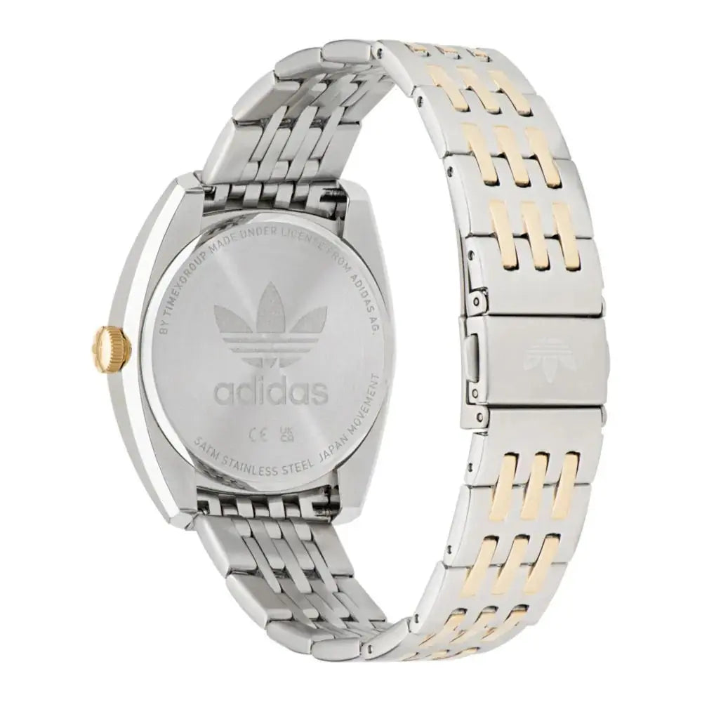 Gray Stainless Steel Dress Watch Adidas