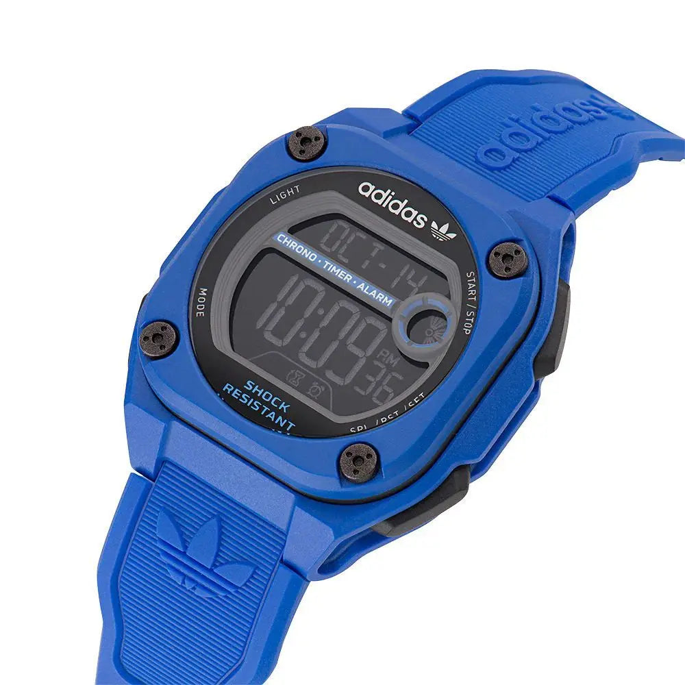 Blue Synthetic Digital Watch Adidas