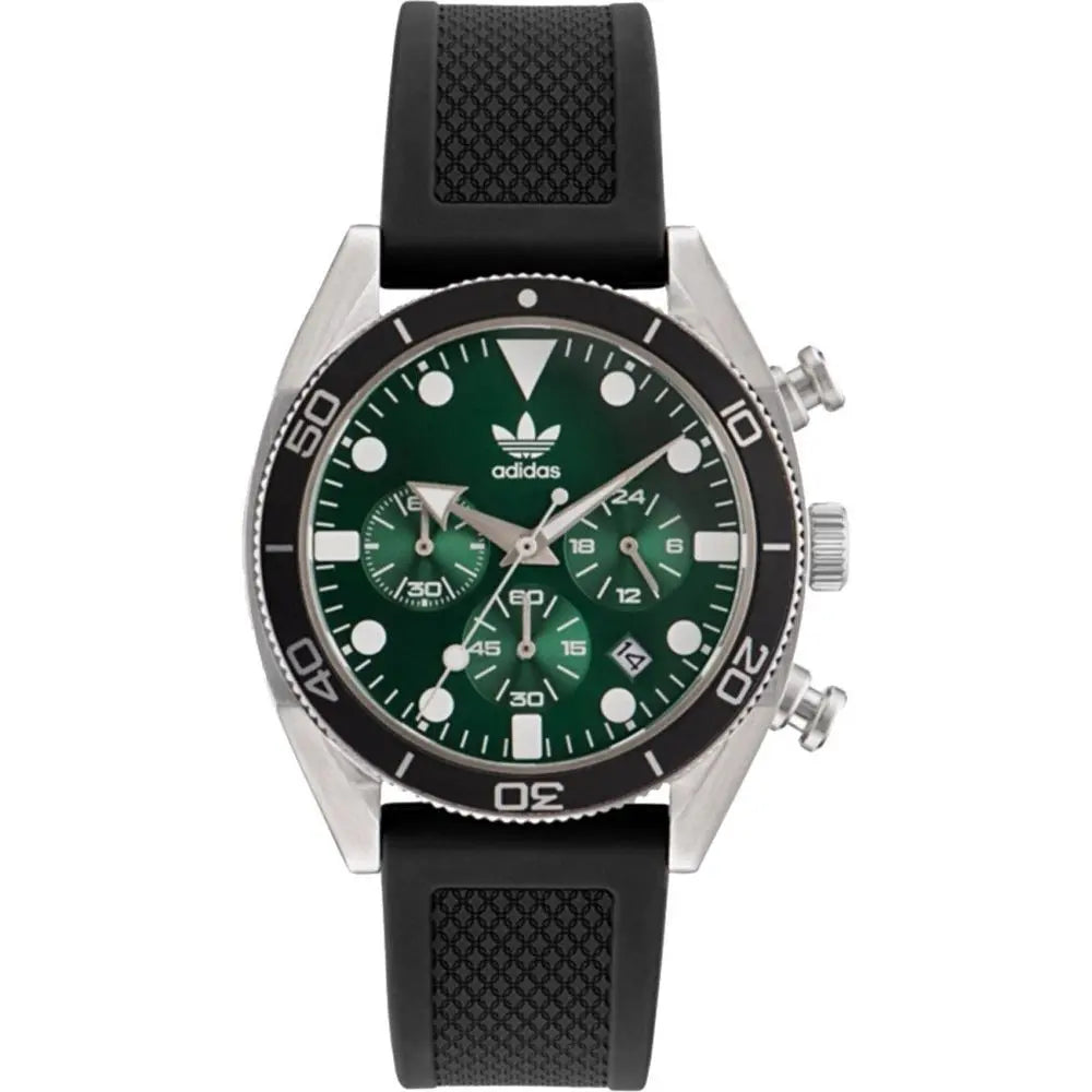 Black Synthetic Sport Watch Adidas