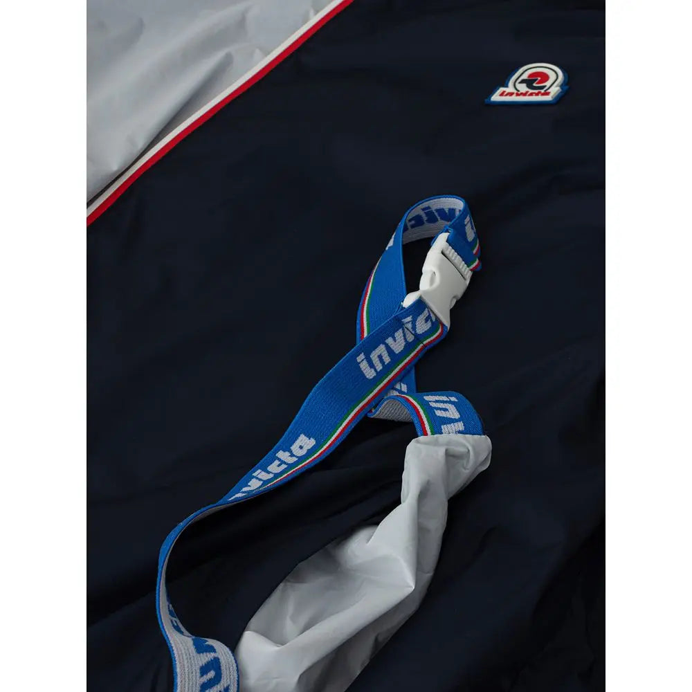 Blue Polyamide Shell Jacket Invicta