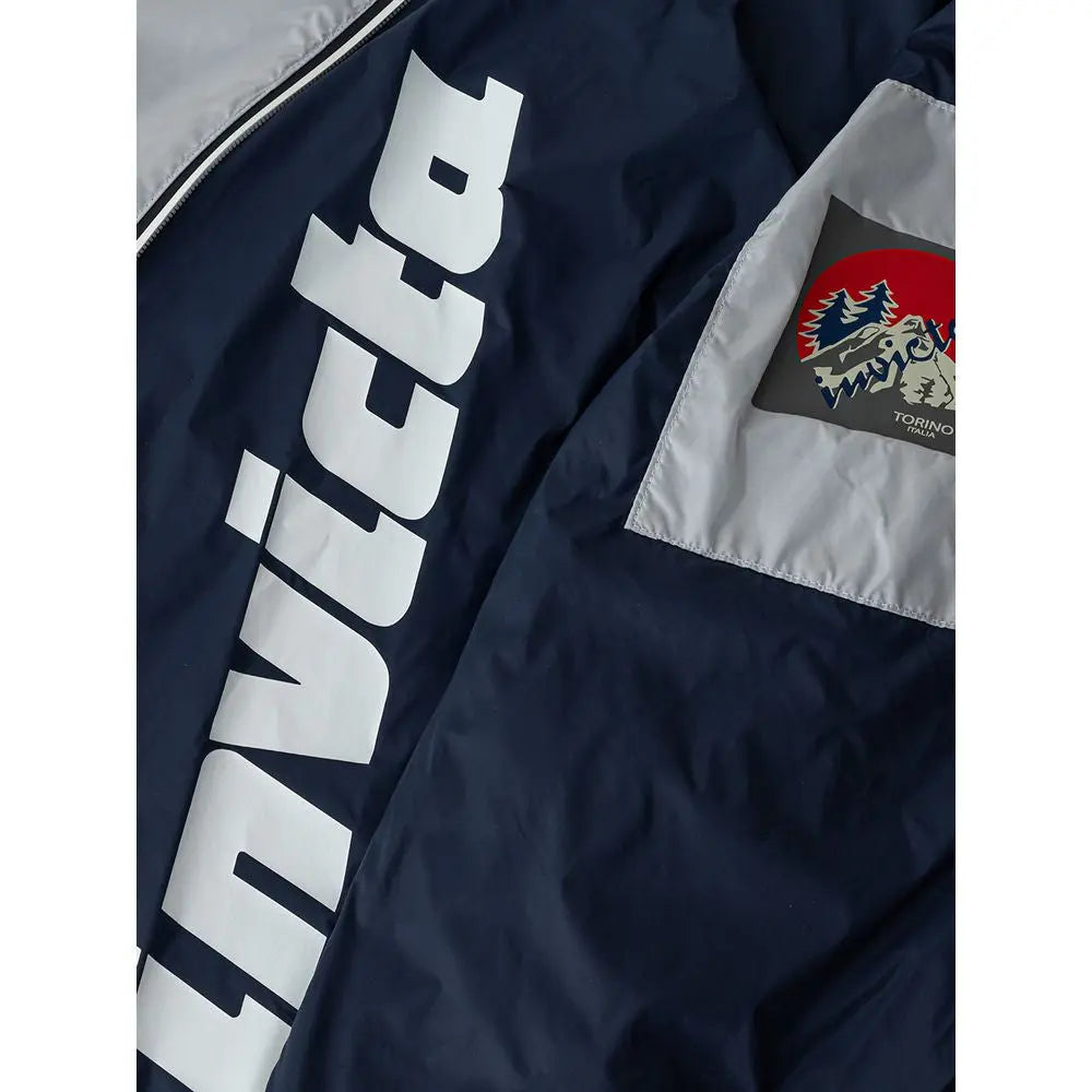 Gray Polyamide Shell Jacket Invicta