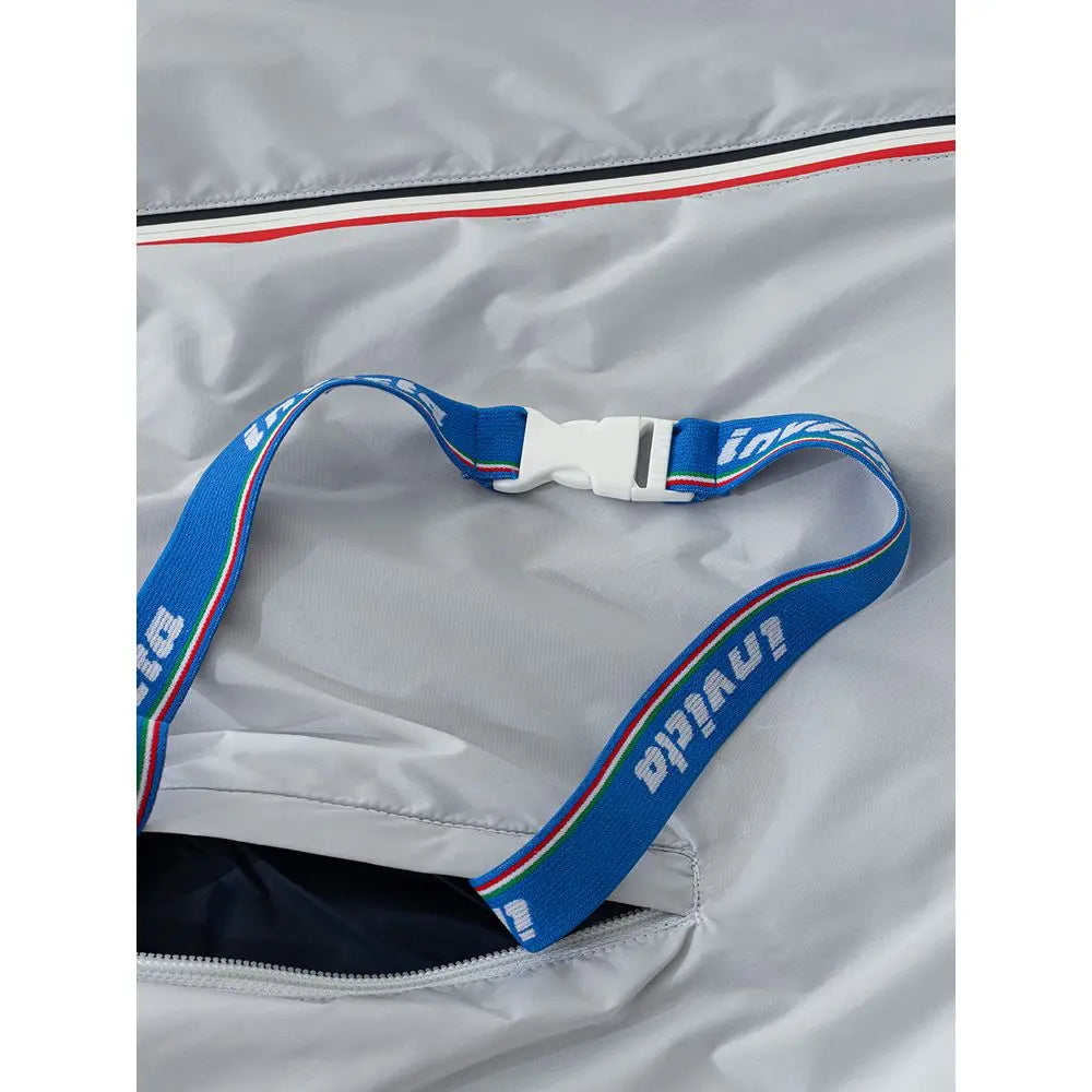 Gray Polyamide Shell Jacket Invicta