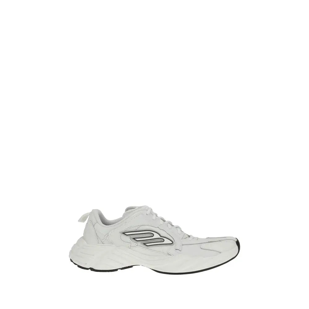 White Calf Leather Bos Taurus Athletic Sneakers Balenciaga