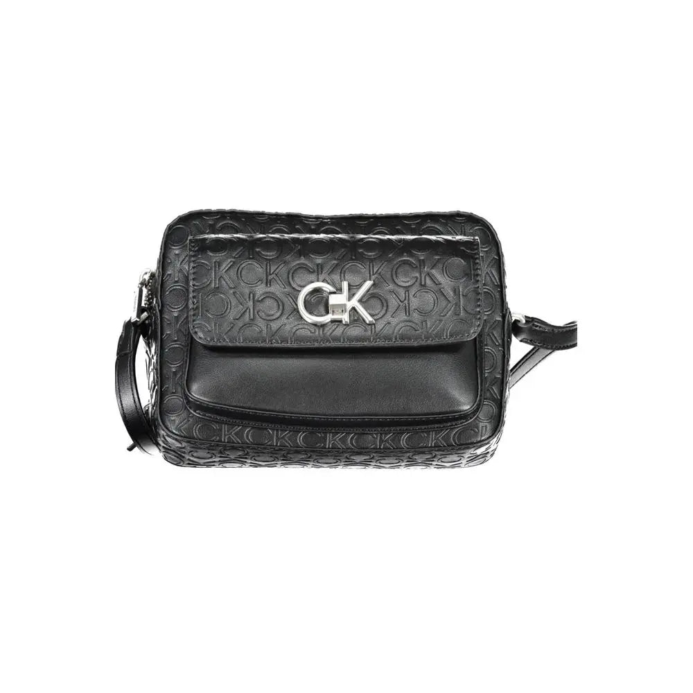 Black Polyester Women's Shoulder Bag Calvin Klein