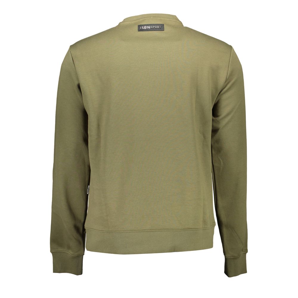 "Green Cotton Men Sweater" Plein Sport