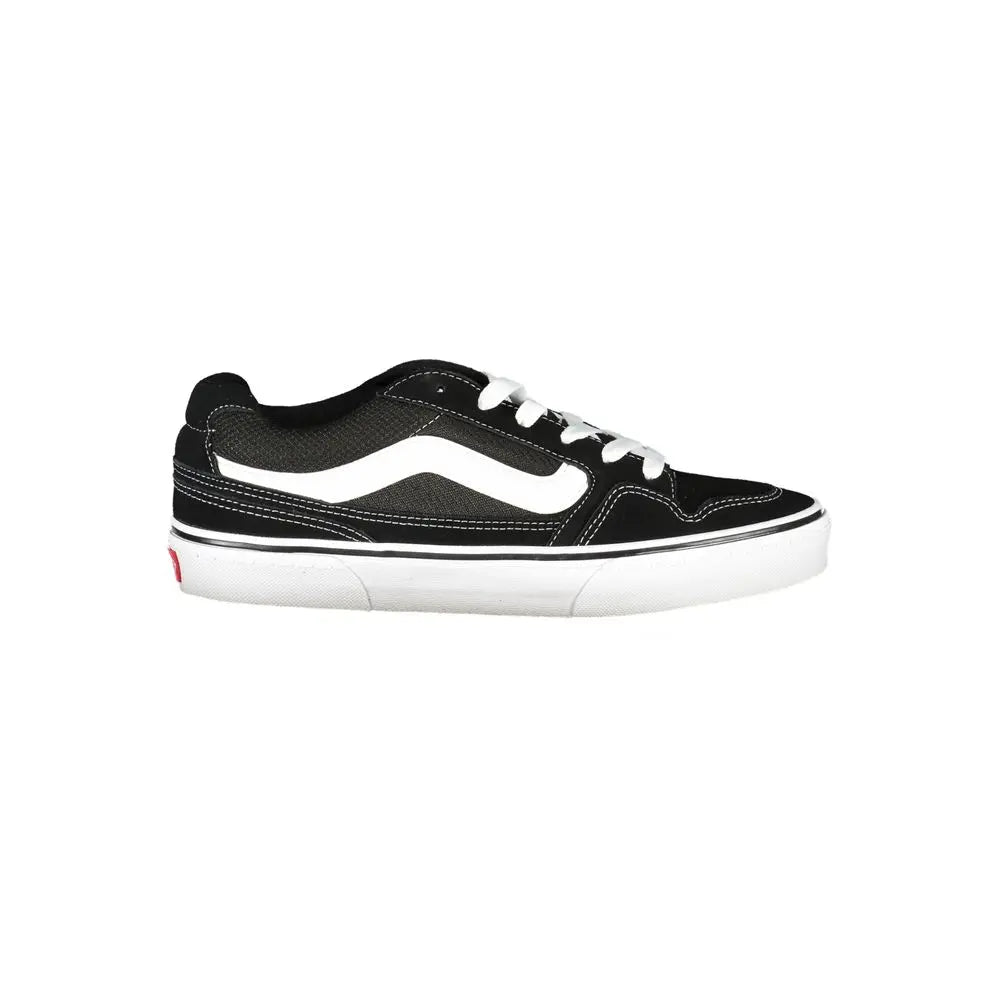 Black Polyurethane Men Sneaker Vans