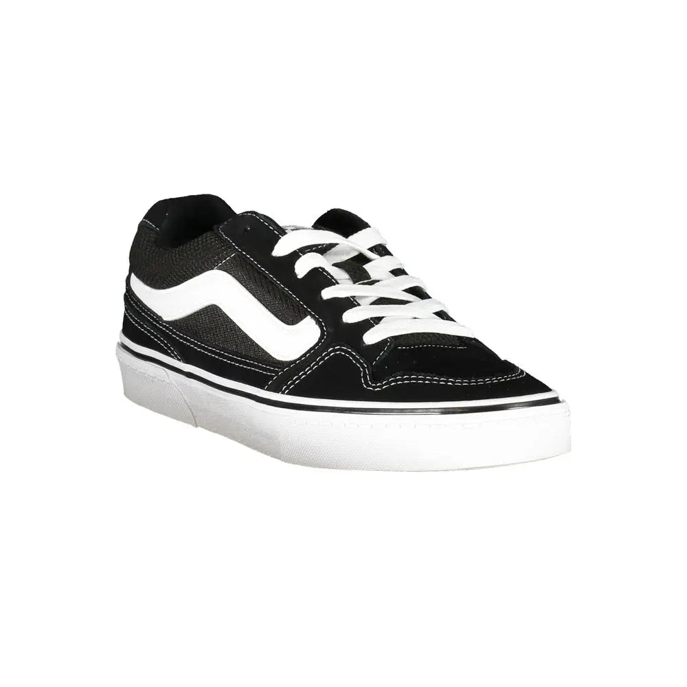 Black Polyurethane Men Sneaker Vans