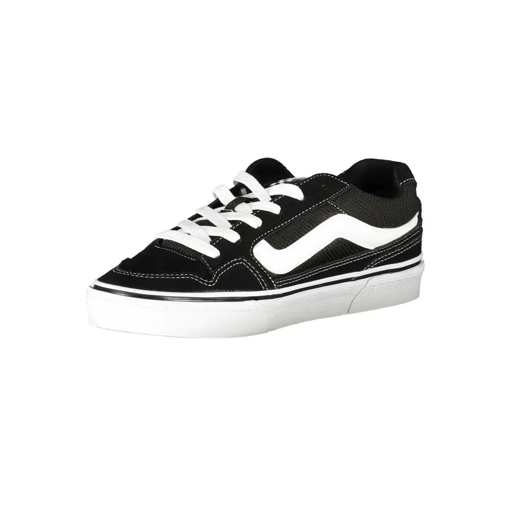 Black Polyurethane Men Sneaker Vans