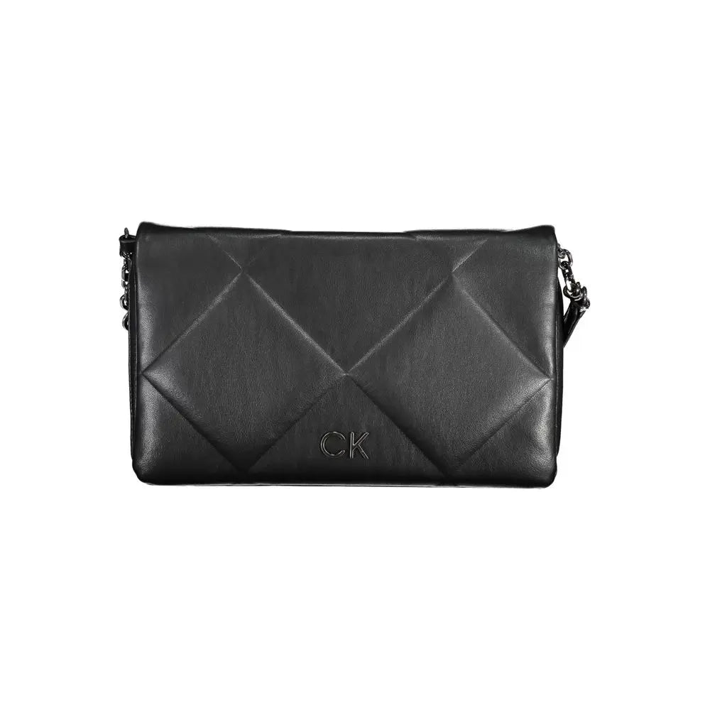 Black Polyester Women Shoulder Bag Calvin Klein